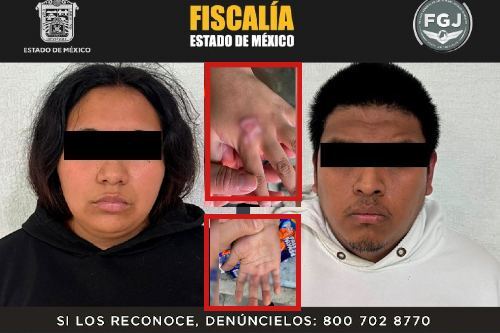 Le quemaron las manitas a sus hijitos; ya están detenidos los monstruos